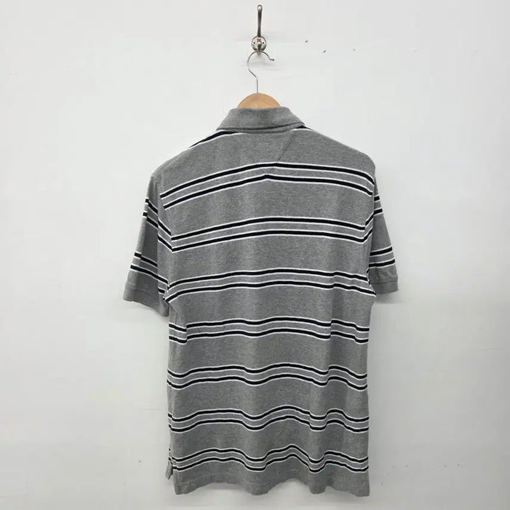 [SOLD OUT] 타미힐피거 스트라이프 카라티 그레이 남m