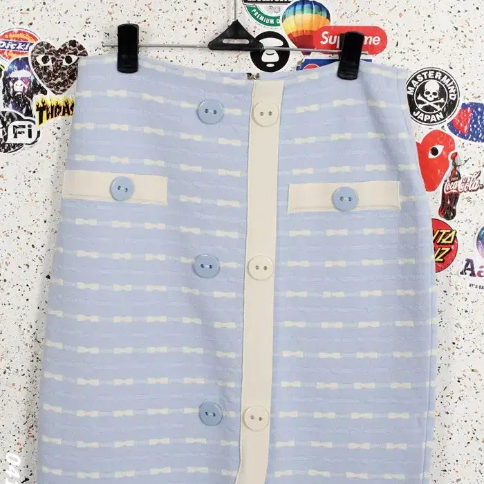 [BUNJANG] Renoir H-Line Button Knit Skirt / 여성 64-88/ 레니본 H라인 버튼 니트스커트