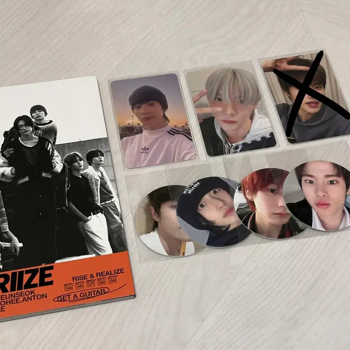 [BUNJANG] RIIZE Get A Guitar Japanese Album Bundle Set / (마지막) 라이즈 겟어기타 일본 앨범 및 포카 일괄