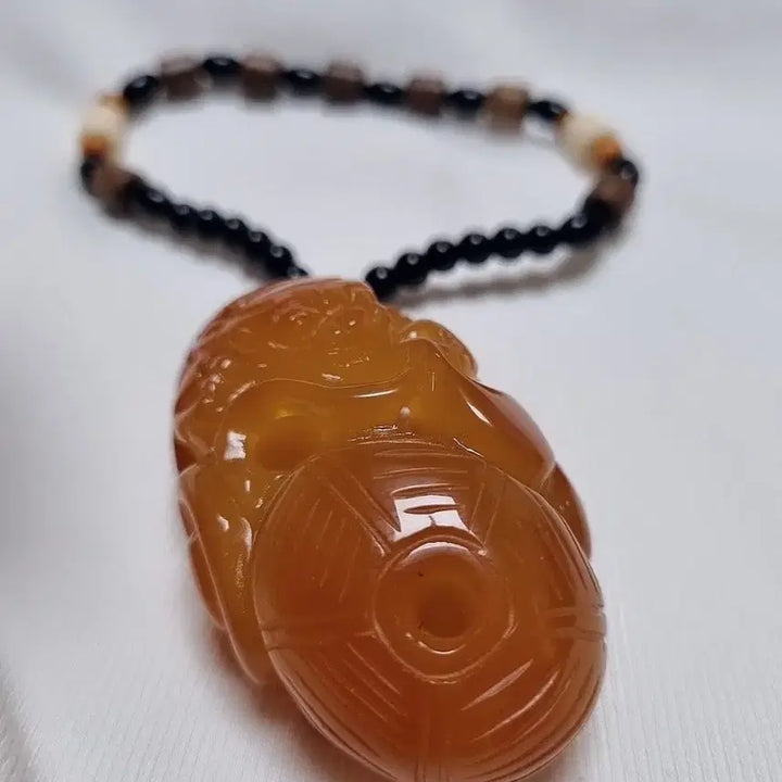 [SOLD OUT] 천연 브라질 마노 비휴 조각 원석 핸드스톤