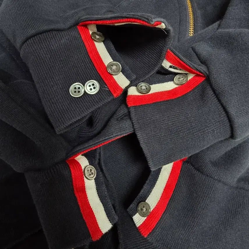 [BUNJANG] Thom Browne Tricolor Hoodie Zip-up / {클로젯}[5]톰브라운 백삼선 후드집업