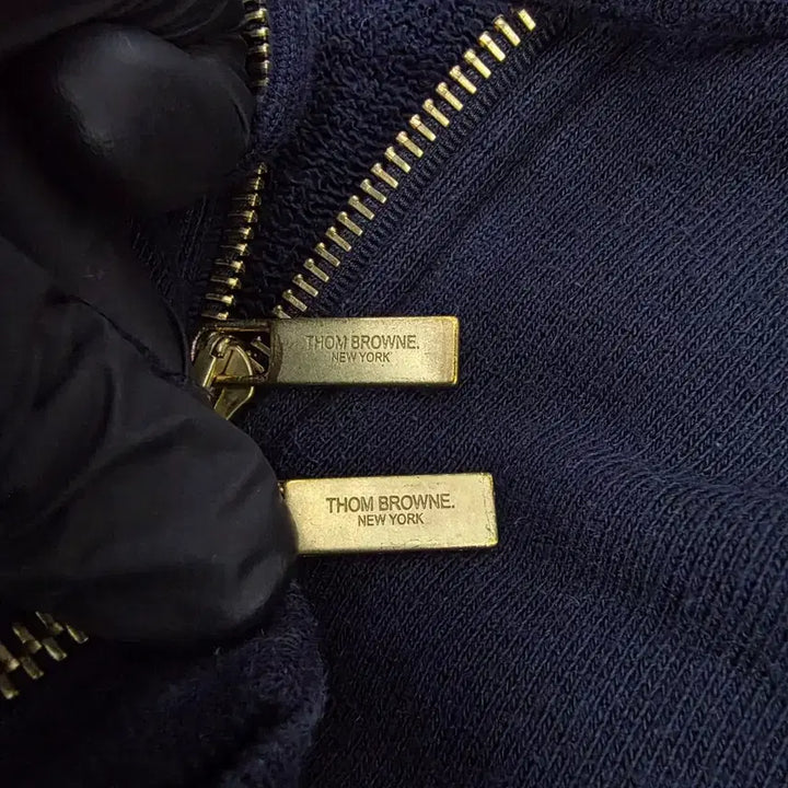[BUNJANG] Thom Browne Tricolor Hoodie Zip-up / {클로젯}[5]톰브라운 백삼선 후드집업