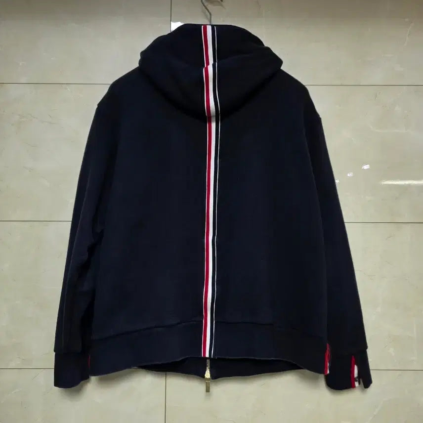 [BUNJANG] Thom Browne Tricolor Hoodie Zip-up / {클로젯}[5]톰브라운 백삼선 후드집업