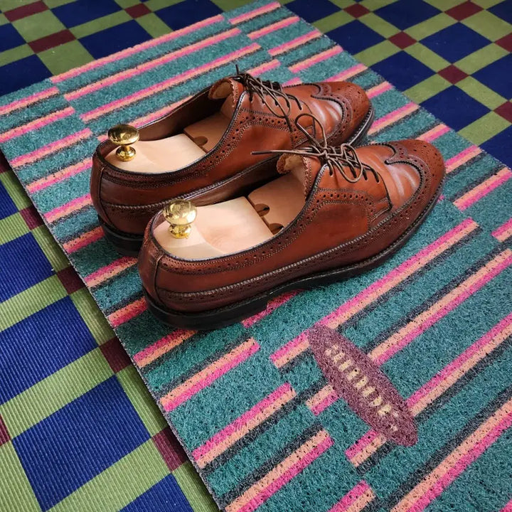 [BUNJANG] Florsheim 90s Longwing Brogue Shoes Cognac / 90s 플로쉐임 롱윙 브로그 슈즈 꼬냑