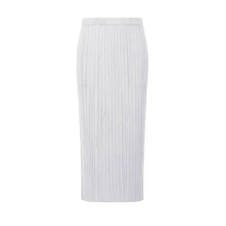 [BUNJANG] Pleats Please Basic Skirt Light Gray Size 4 / 플리츠플리즈 베이직 스커트 라이트그레이 4사이즈