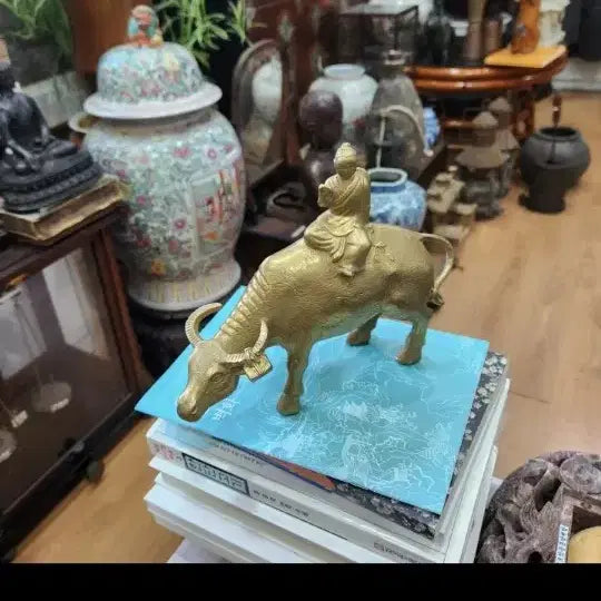 [BUNJANG] Ox-Riding Boy Statue / 황소 탄 동자상