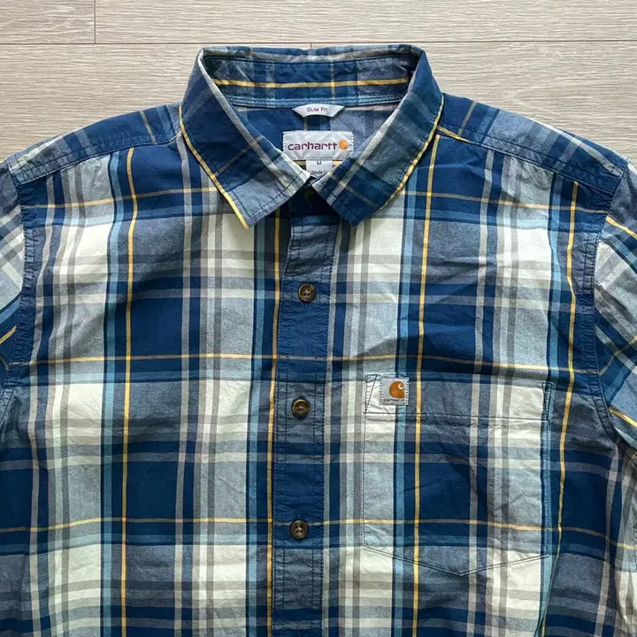 [BUNJANG] Carhartt Checkered Short Sleeve Shirt / 새상품) 칼하트 반팔 체크 셔츠