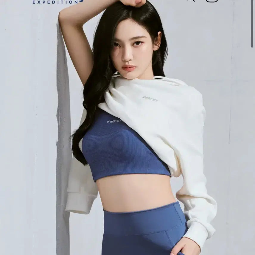 [BUNJANG] Discovery Ningning Running Bra Top S New / 디스커버리 닝닝 러닝 브라탑 S 새상품