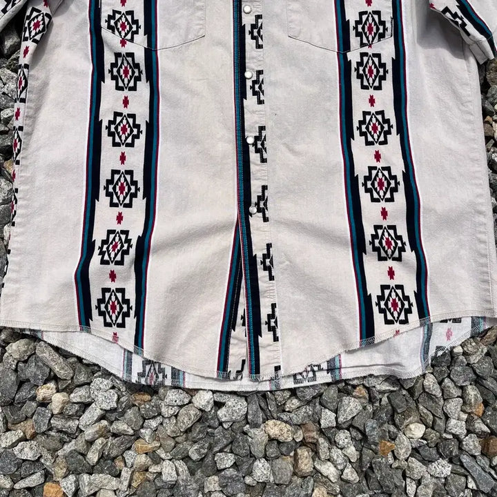 [BUNJANG] Wrangler 90s Vintage Navajo Western Shirt / 90s 랭글러(Wrangler) 빈티지 나바호 웨스턴 셔츠(실측확인)