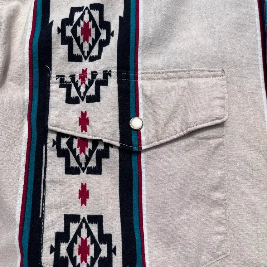 [BUNJANG] Wrangler 90s Vintage Navajo Western Shirt / 90s 랭글러(Wrangler) 빈티지 나바호 웨스턴 셔츠(실측확인)