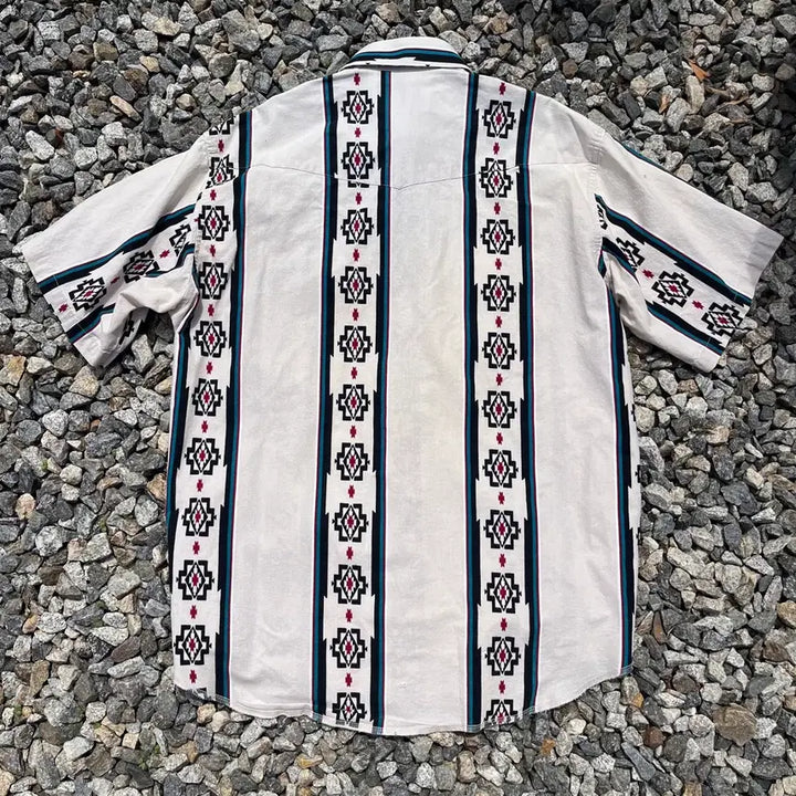 [BUNJANG] Wrangler 90s Vintage Navajo Western Shirt / 90s 랭글러(Wrangler) 빈티지 나바호 웨스턴 셔츠(실측확인)