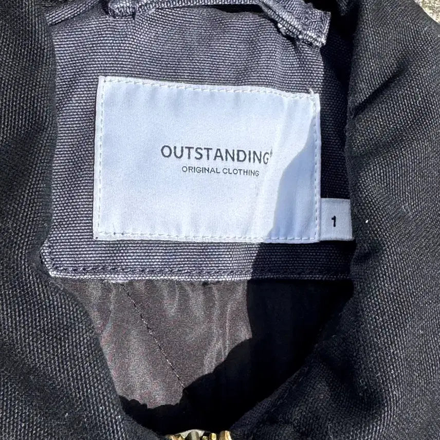 [BUNJANG] Outstanding Work Jacket Heavy Canvas (Charcoal) / [1] 아웃스탠딩 워크 자켓 헤비 컨버스(차콜)