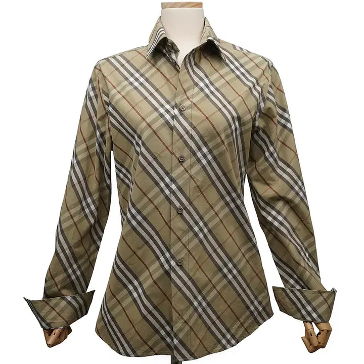 [BUNJANG] Burberry Robert Shirt Glade Green XS / [중고명품] 버버리 로버트 셔츠 글레이드 그린 8120426 XS