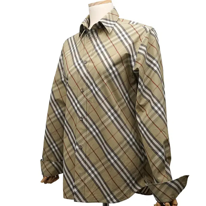 [BUNJANG] Burberry Robert Shirt Glade Green XS / [중고명품] 버버리 로버트 셔츠 글레이드 그린 8120426 XS