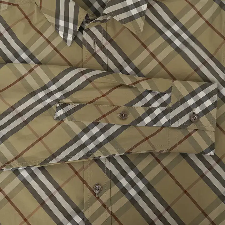 [BUNJANG] Burberry Robert Shirt Glade Green XS / [중고명품] 버버리 로버트 셔츠 글레이드 그린 8120426 XS