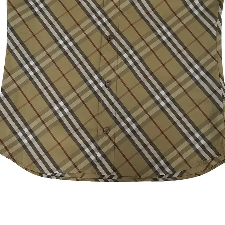 [BUNJANG] Burberry Robert Shirt Glade Green XS / [중고명품] 버버리 로버트 셔츠 글레이드 그린 8120426 XS
