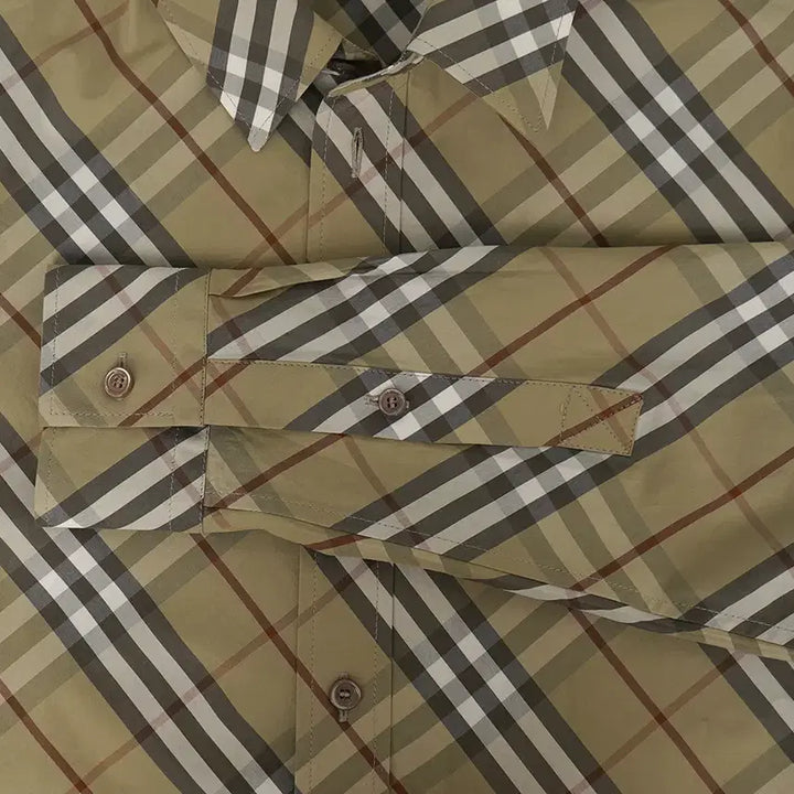 [BUNJANG] Burberry Robert Shirt Glade Green XS / [중고명품] 버버리 로버트 셔츠 글레이드 그린 8120426 XS