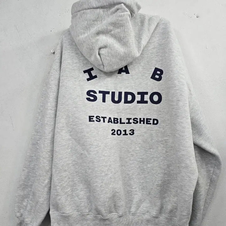 [BUNJANG] Iab Studio Hoodie Light Gray XL / (새상품) 아이앱스튜디오 후드 라이트그레이xl
