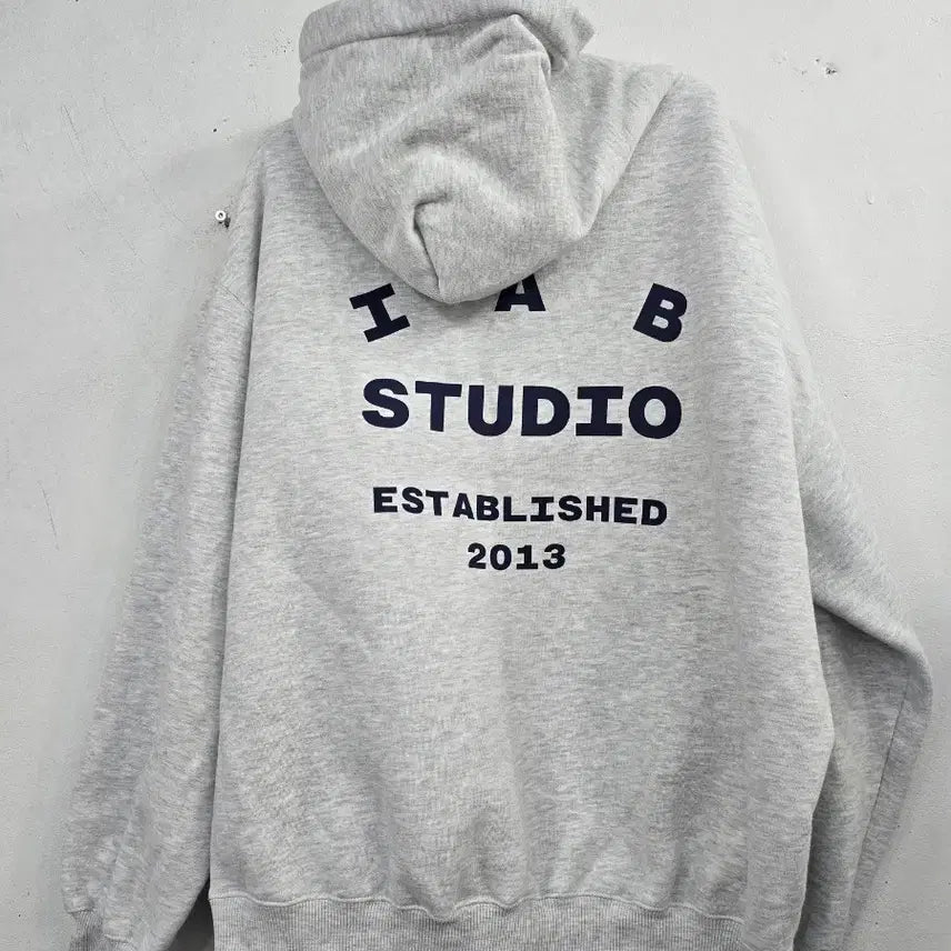[BUNJANG] Iab Studio Hoodie Light Gray XL / (새상품) 아이앱스튜디오 후드 라이트그레이xl