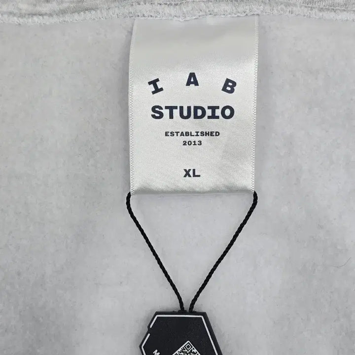 [BUNJANG] Iab Studio Hoodie Light Gray XL / (새상품) 아이앱스튜디오 후드 라이트그레이xl