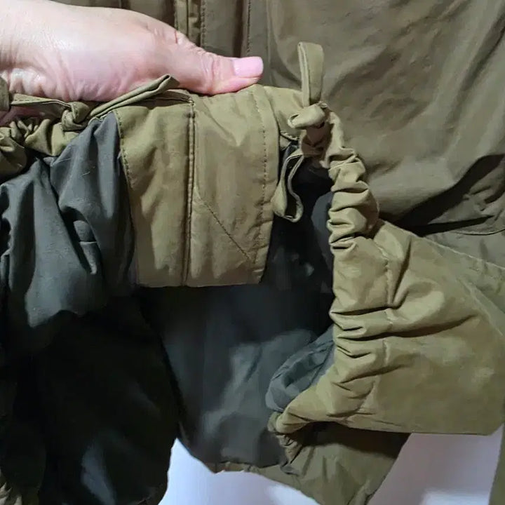 [BUNJANG] ZARA Corduroy Collar Jumper Khaki / 자라 코듀로이 카라 점퍼 카키색