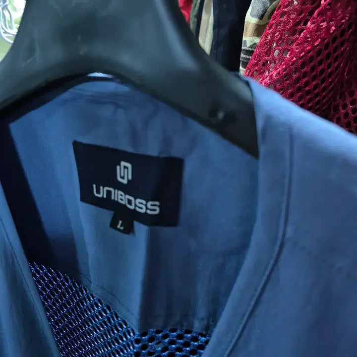 [BUNJANG] UNIBOSS Blue Work Vest L / UNIBOSS 유니보스 블루 작업 새조끼 L