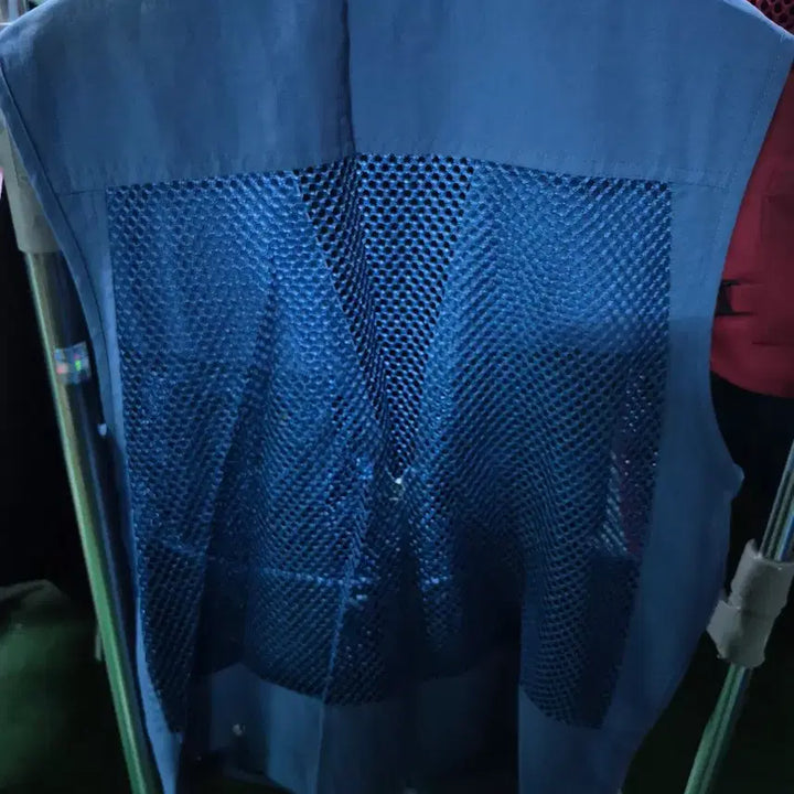[BUNJANG] UNIBOSS Blue Work Vest L / UNIBOSS 유니보스 블루 작업 새조끼 L