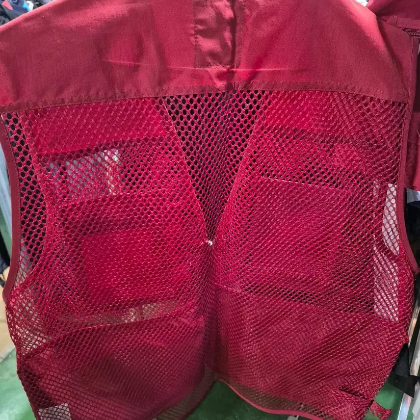 [BUNJANG] Maxpia Red Fishing Vest Size 105 &amp; 110 / 맥스피아 레드 피싱 새 조끼 105 사이즈 110 개당
