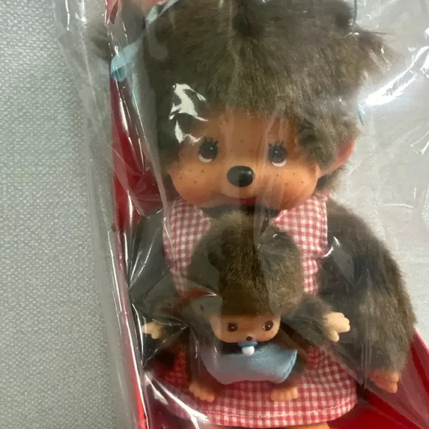 [BUNJANG] European Mother and Baby Monchhichi Set / 유럽판 엄마와 아기 몬치치
