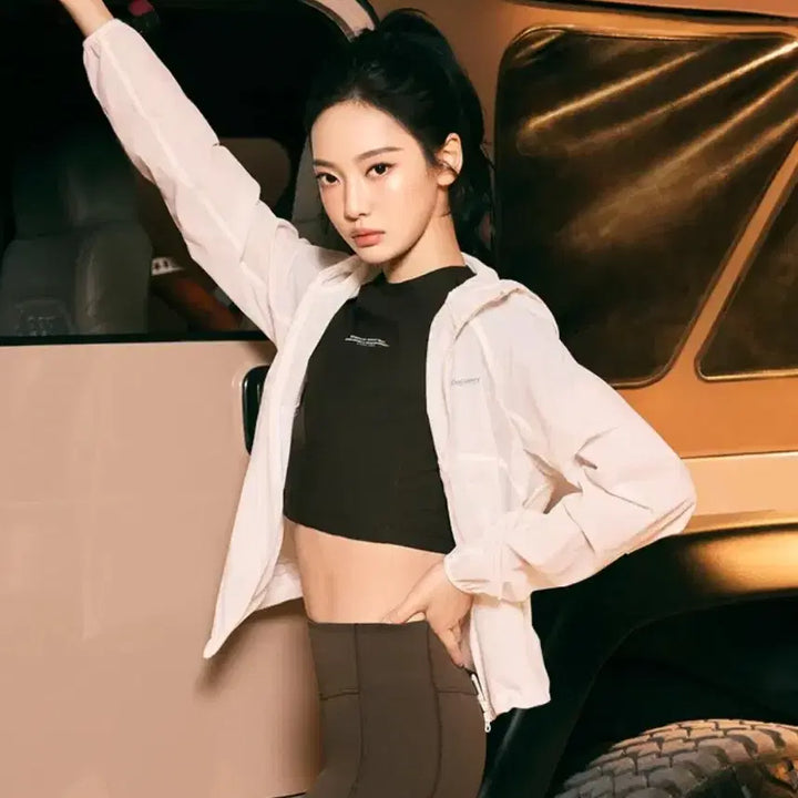 [BUNJANG] Discovery Ningning Pertex Running Windbreaker (90) / 디스커버리 닝닝 퍼텍스 러닝 바람막이 (90) 새상품