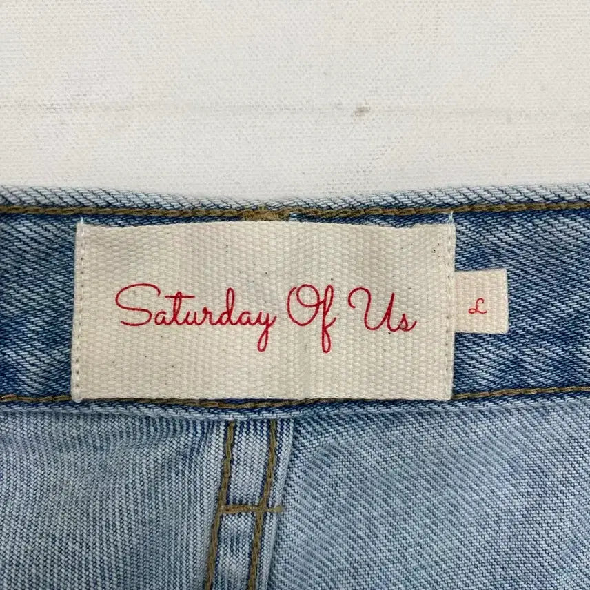 [BUNJANG] Saturday Of Us Light Wash Denim Jeans L / Saturday Of Us 연청 데님 L
