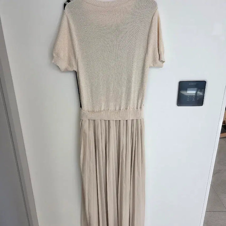 [BUNJANG] Knit Pleated Long Dress / 니트 플리츠 롱원피스