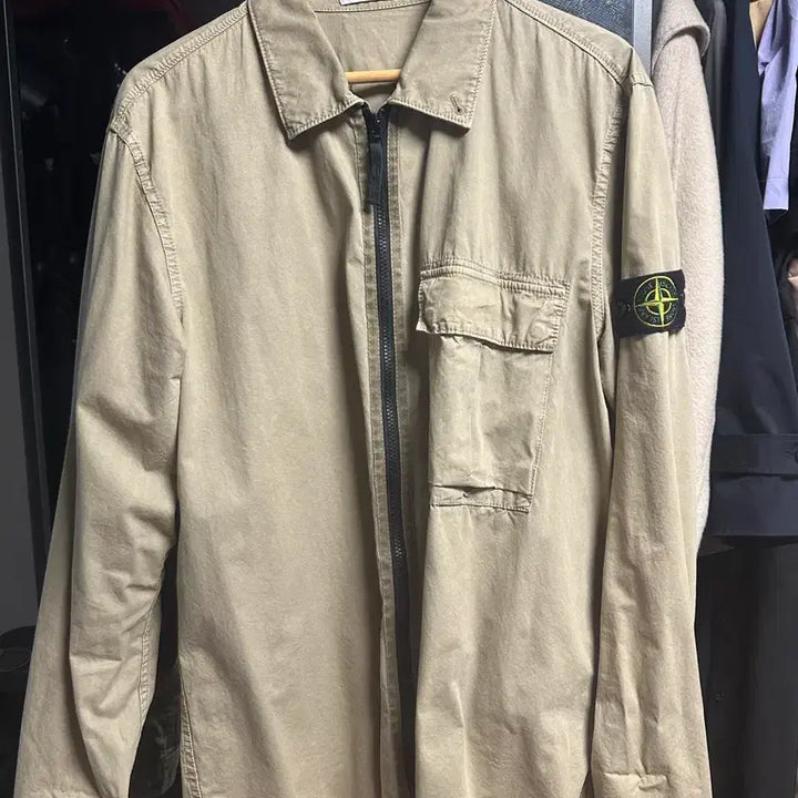 [SOLD OUT] 19FW 스톤아일랜드 올드이펙트 오버셔츠 XL