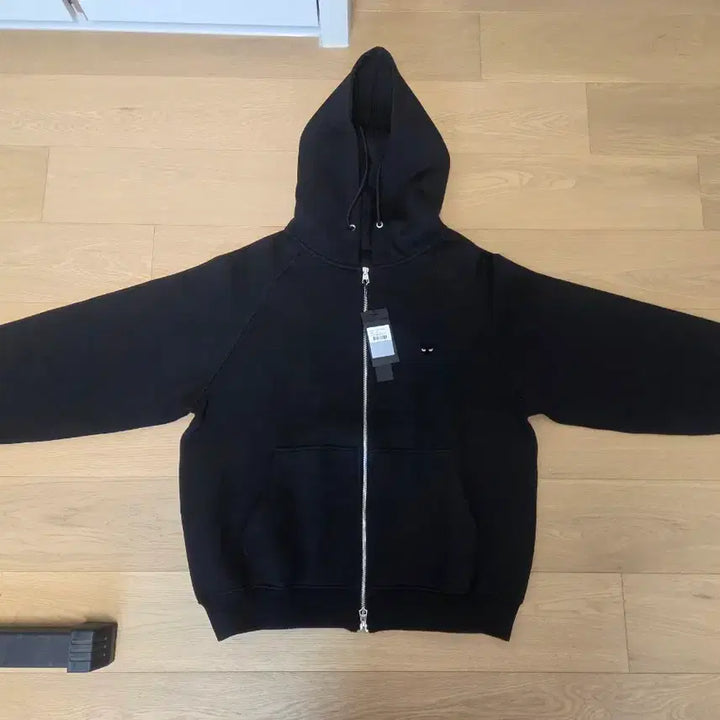 [BUNJANG] Songzio Z Zero Black Hooded Zip-up - Size S / (새상품)송지오 지제로 블랙 후드 집업 사이즈 S