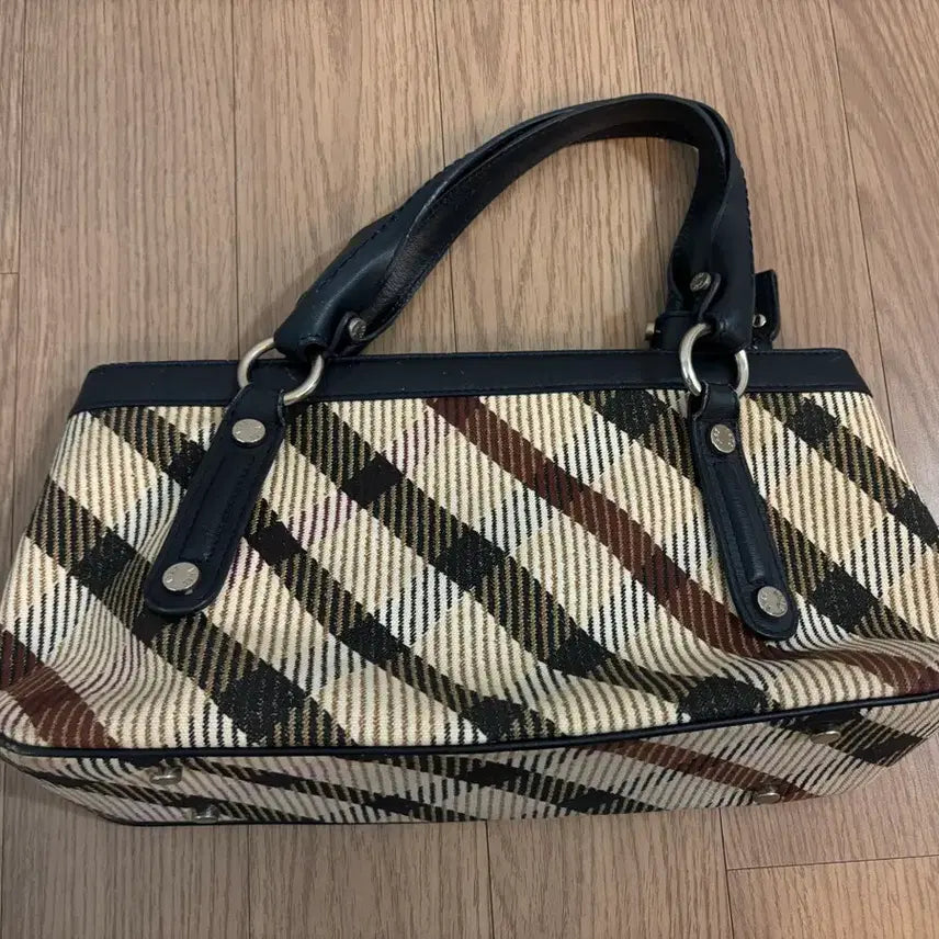 [BUNJANG] Daks Signature Check Tote Bag / 닥스 시그니처 체크 토트백
