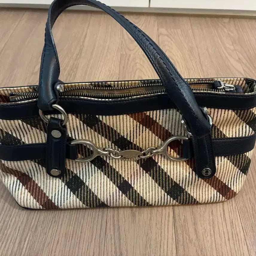[BUNJANG] Daks Signature Check Tote Bag / 닥스 시그니처 체크 토트백