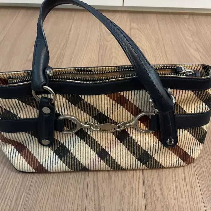 [BUNJANG] Daks Signature Check Tote Bag / 닥스 시그니처 체크 토트백