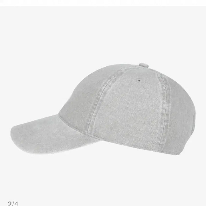 [BUNJANG] The North Face Logo Ball Cap Gray / 더노스페이스 로고 볼캡 그레이 (새상품)
