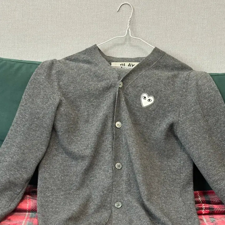 [BUNJANG] Comme des Garcons Gray Cardigan - Size M / 꼼데가르송 가디건 M사이즈