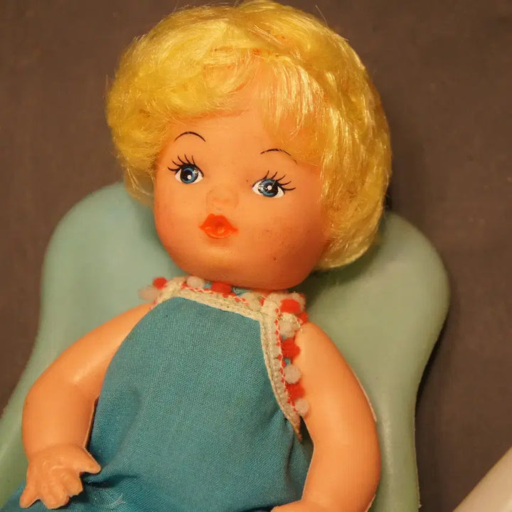 [BUNJANG] Vintage Baby Doll Toy Set / 고전인형 미미인형 바비인형 베이비인형 빈티지인형 빈티지소품,토이빈티지UU