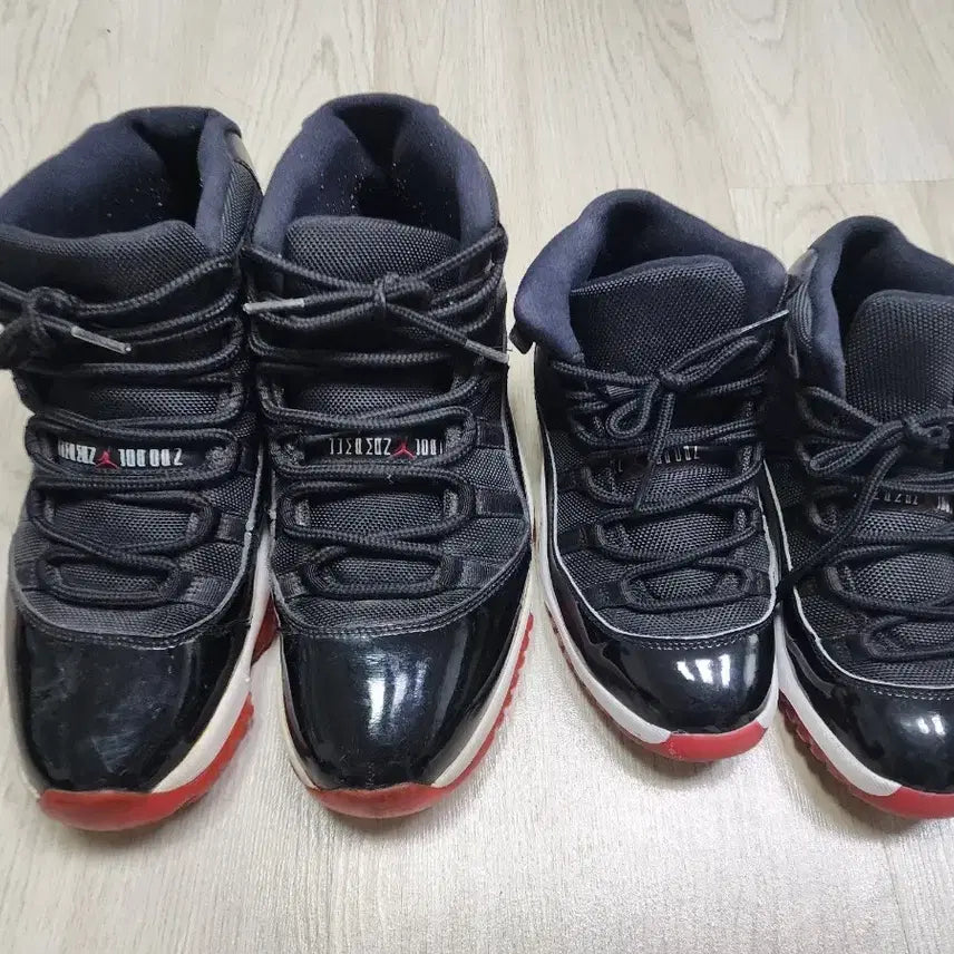 [BUNJANG] Nike Air Jordan 11 Bred Sneakers / 나이키 조던11 레트로 브레드 220