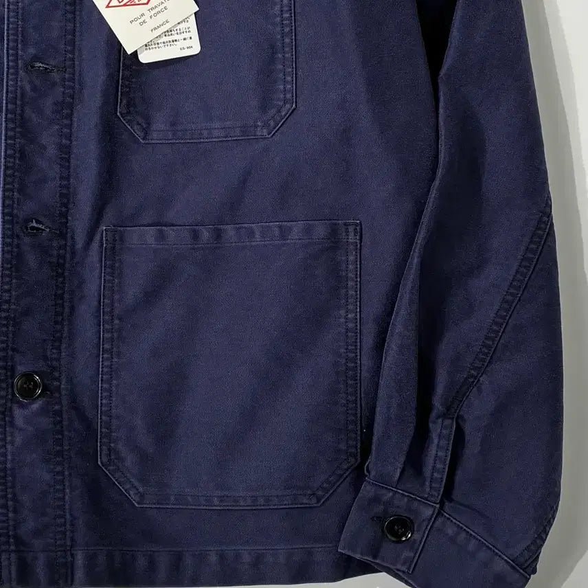 [SOLD OUT] DANTON 단톤 몰스킨 프렌치 커버올 자켓 네이비