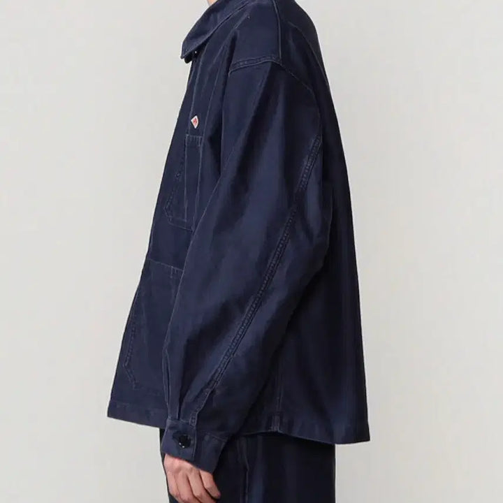 [SOLD OUT] DANTON 단톤 몰스킨 프렌치 커버올 자켓 네이비