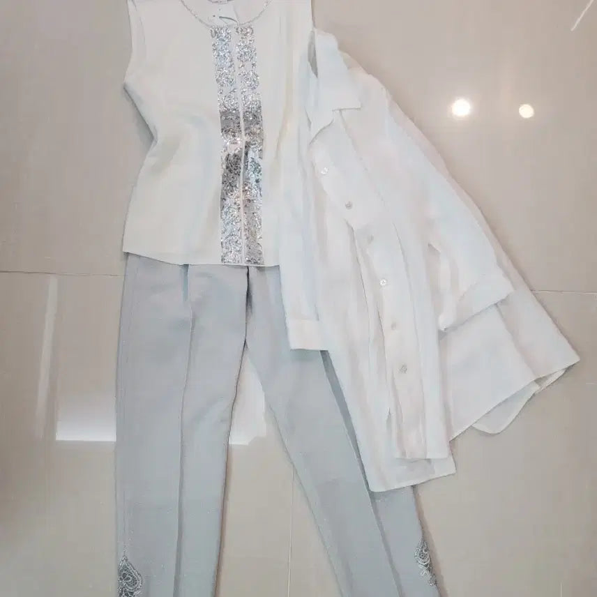 [BUNJANG] Jeong Hojin Knit Top and Bottom Set / 정호진 니트 상하의 세트 (택 붙은 새상품)