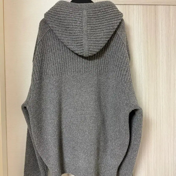 [SOLD OUT] (새상품) 25FW 시스템옴므 멜란지 니트 후드 집업