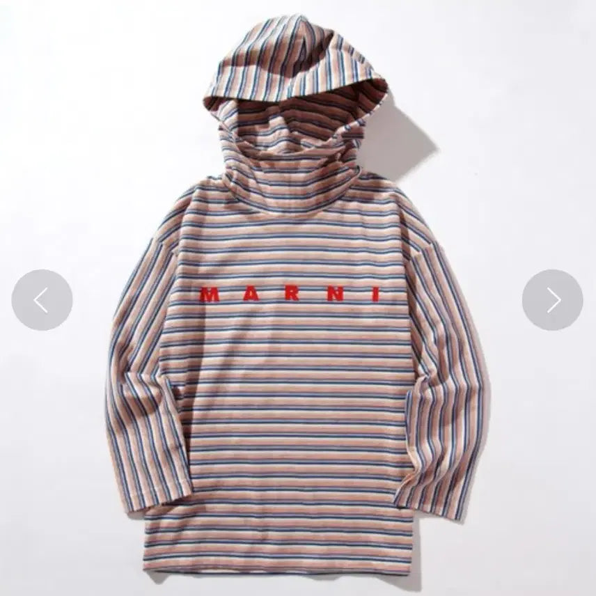 [BUNJANG] Marni Kids Striped Hoodie - 10Y / (새상품) 마르니 키즈 스트라이프 후디 - 10Y