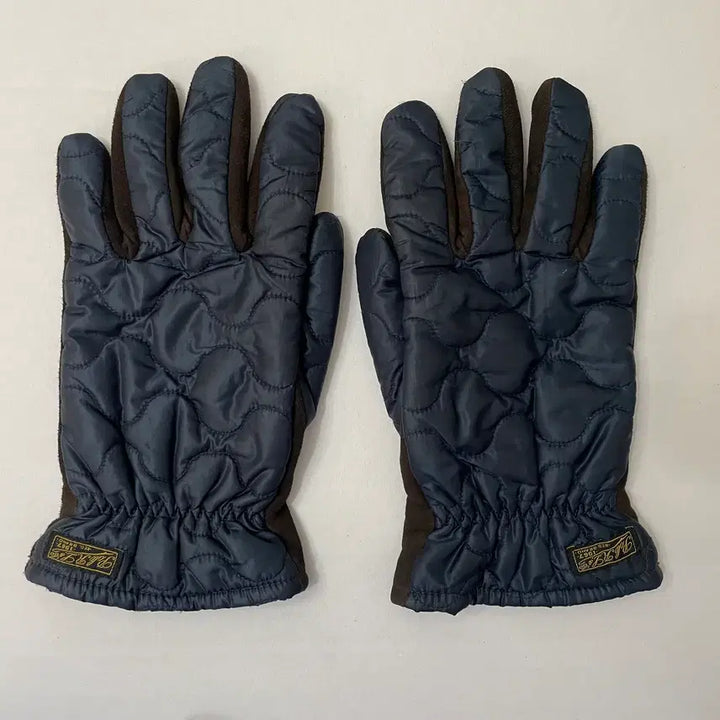 [BUNJANG] Polo Ralph Lauren Quilted Gloves Navy S / 폴로 랄프로렌 방한 퀄팅 장갑 네이비 S