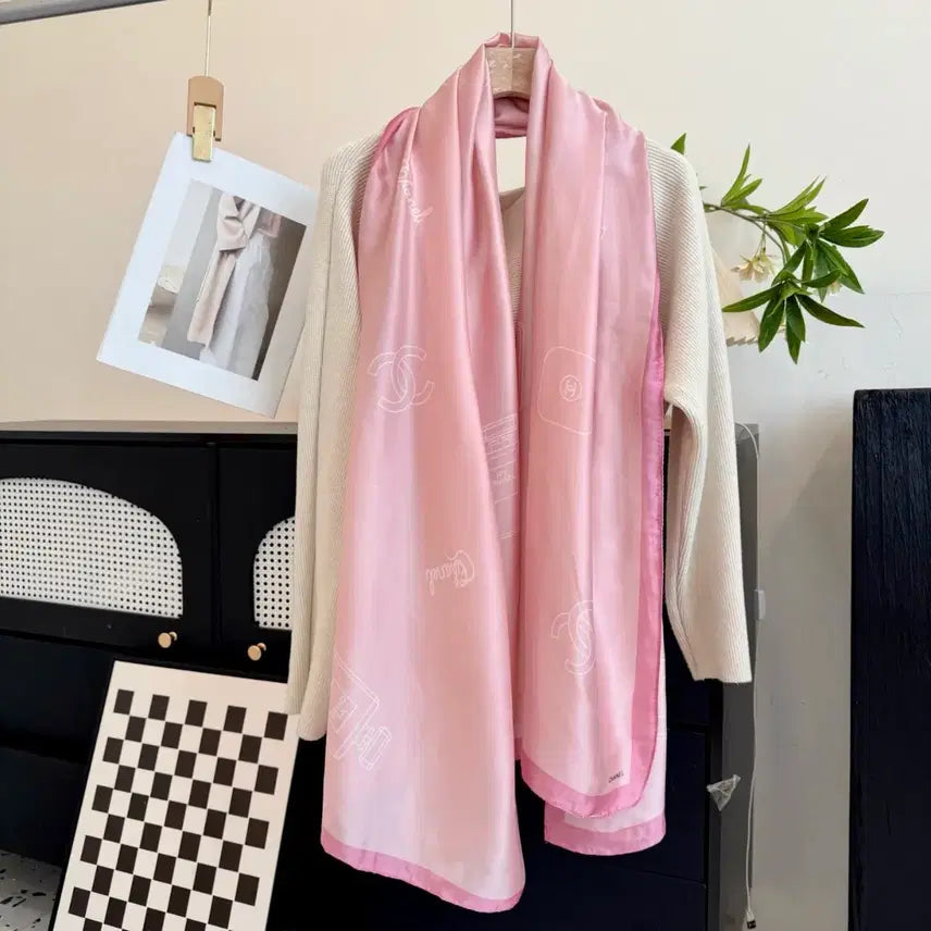 [SOLD OUT] 샤넬 180x90cm 스카프 정품 미사용 (Chanel)