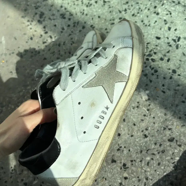 [BUNJANG] Golden Goose Superstar Black Tab Sneakers / 골든구스 슈퍼스타 블랙탭 230
