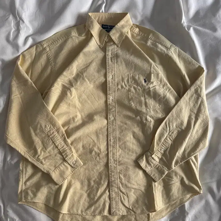 [BUNJANG] Polo Ralph Lauren Big Shirt Yellow / [XL] 폴로 랄프로렌 빅셔츠 옐로우